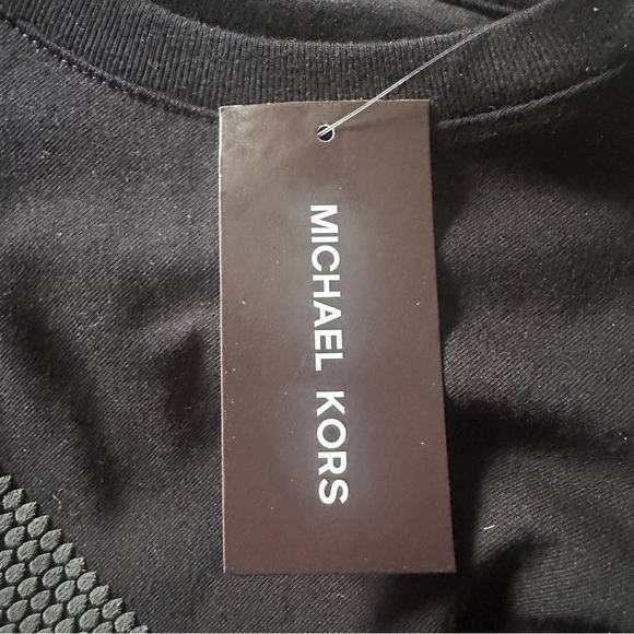 NWT Michael Kors Medium Black T-Shirt - Picture 9 of 9
